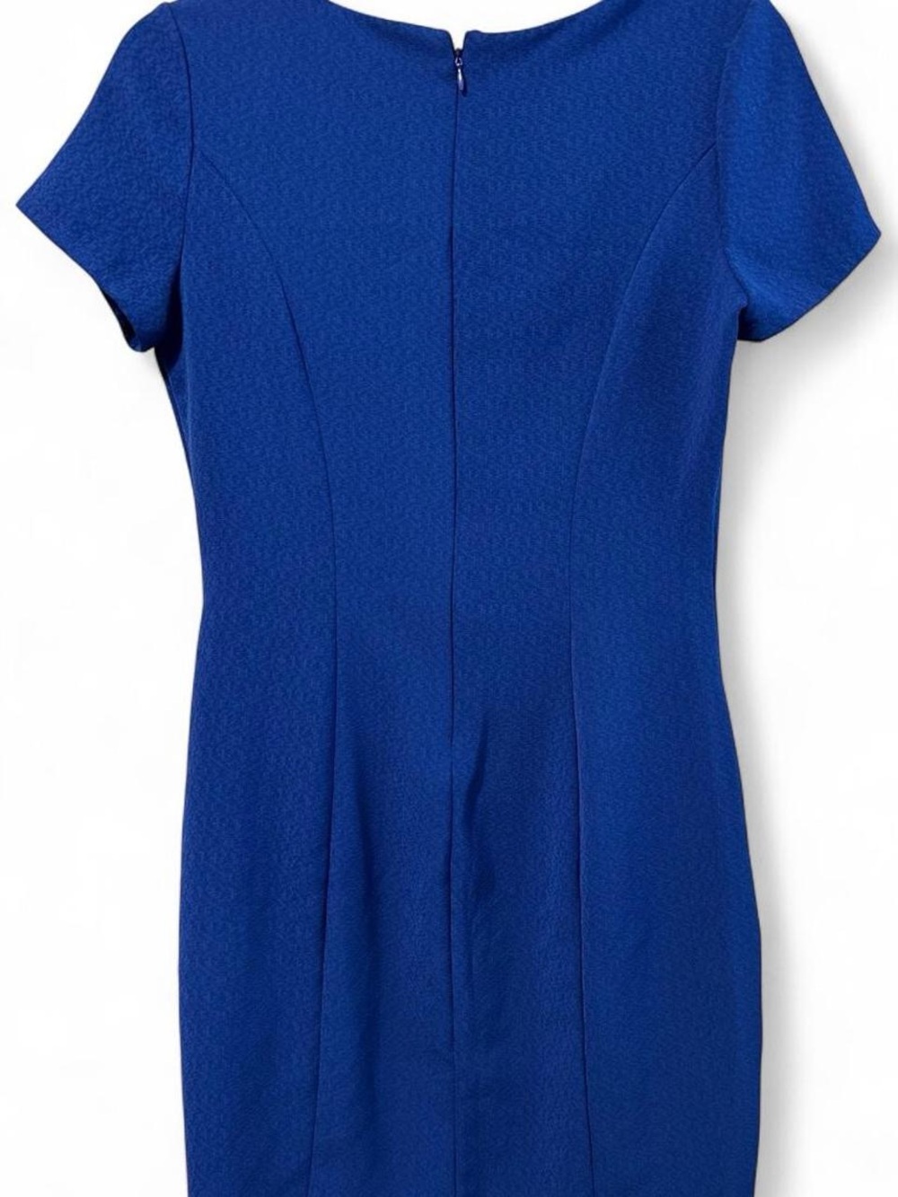 Forever 21 Cobalt Blue Short-Sleeve Sheath Dress